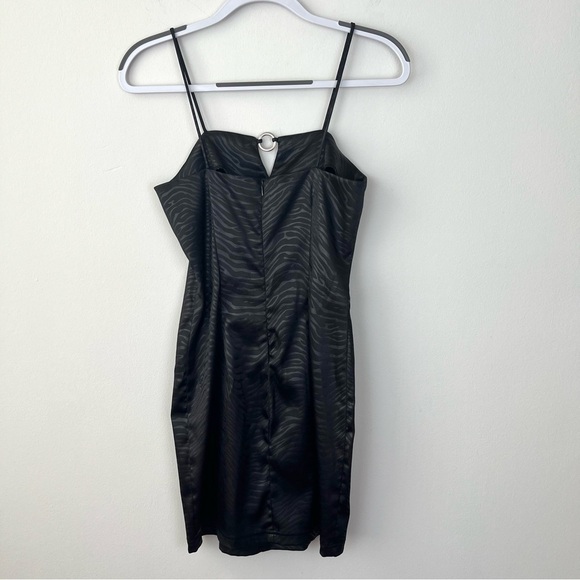 Tempted 90s Vintage Zebra Black Mini Dress - Picture 3 of 6